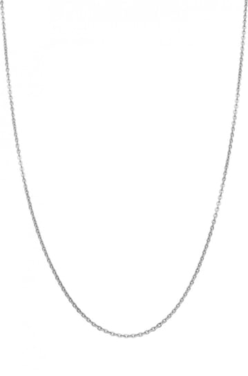 Delikatny srebrny łańcuszek ankier - 45 cm - 925 Rosanto