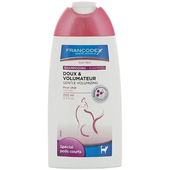 Delikatny szampon nadający objętość dla kotów FRANCODEX, 250 ml . Francodex