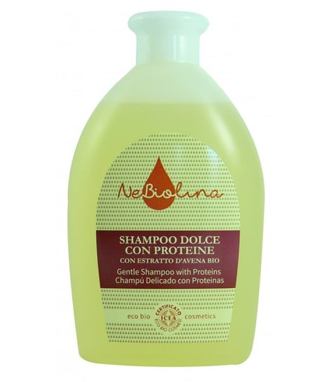 Delikatny szampon z proteinami, certyfikowany, 500  ml, NeBiolina NeBiolina
