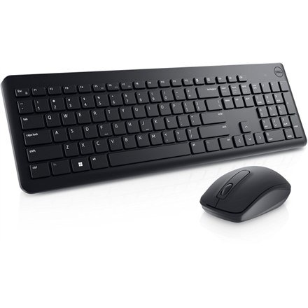 Dell Keyboard and Mouse KM3322W Keyboard and Mouse Set, Wireless, Batteries included, RU, Black Dell