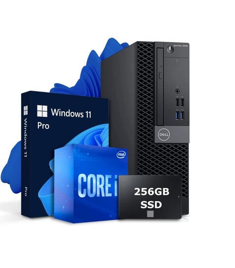 Dell Optiplex 3040 SFF i3-6100 8GB 256GB SSD USB3.0 Win11 Pro DVD Dell