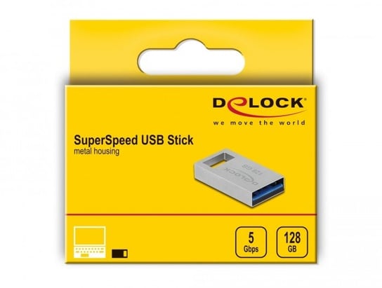 Delock, pendrive 128 GB USB 3.1 GEN Delock