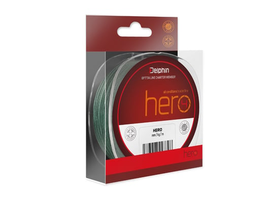 Delphin Hero Zielony 0,18Mm 12,2Kg 1000M - Op.1 Sztuk Delphin