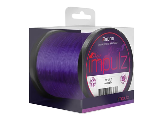 Delphin Impulz / Purpurowy 0,25Mm 5,4Kg 600M - Op.1 Sztuk Delphin