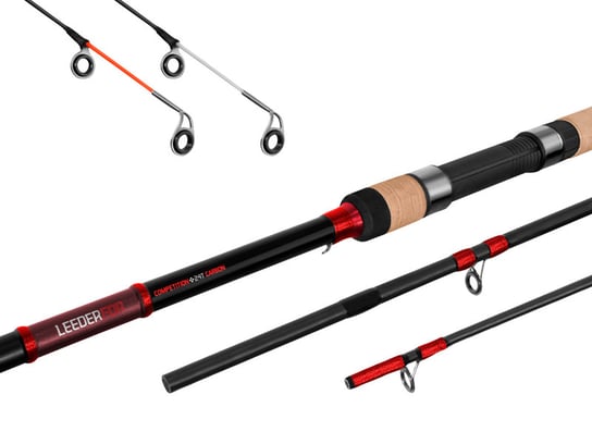 Delphin Leeder Feeder + 2 Szczytówki 390Cm/130G/3 Składy - Op.1 Sztuk Delphin