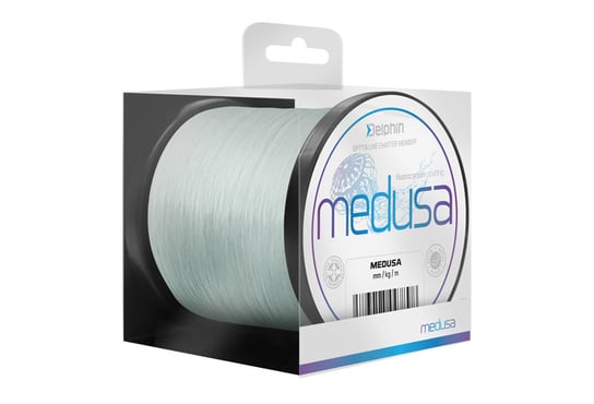 Delphin Medusa / Przezroczysty 0,24Mm 5,2Kg 600M - Op.1 Sztuk Delphin