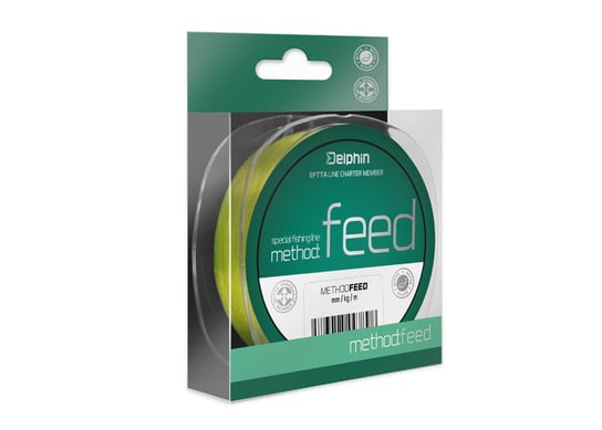 Delphin Method Feed Żółta 0,14Mm 1,8Kg 300M - Op.5 Sztuk Delphin