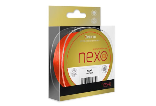 Delphin Nexo 8 / Fluo Pomarańczowy 0,10Mm 6,2Kg 130M - Op.1 Sztuk Delphin