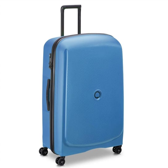 Delsey Belmont+ duża niebieska walizka na kółkach 82 cm DELSEY