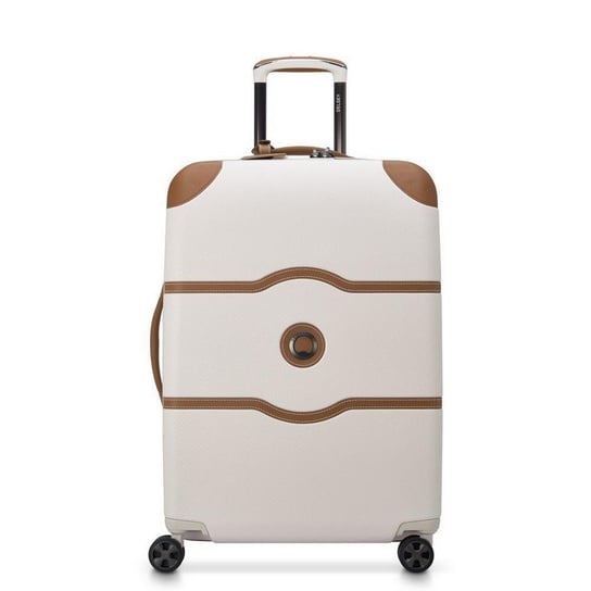Delsey Chatelet Air 2.0 Duża twarda biała walizka na kółkach 70 cm DELSEY