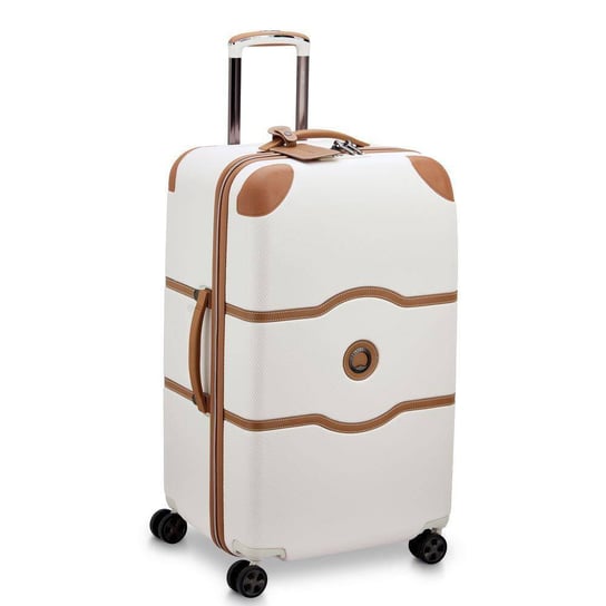 Delsey Chatelet Air 2.0 Duża twarda biała walizka na kółkach 73 cm DELSEY