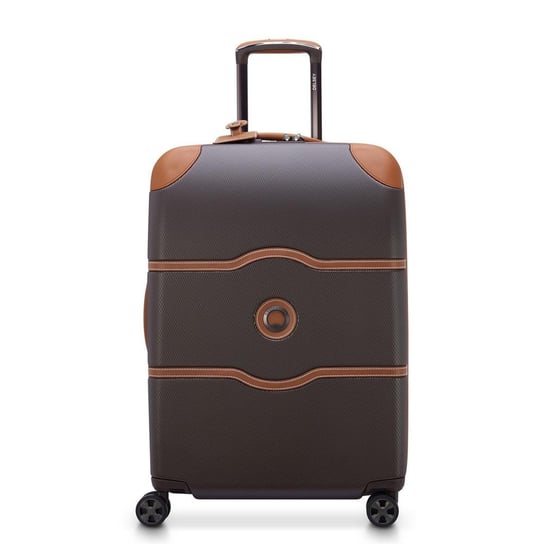 Delsey Chatelet Air 2.0 Duża twarda brązowa walizka na kółkach 70 cm DELSEY