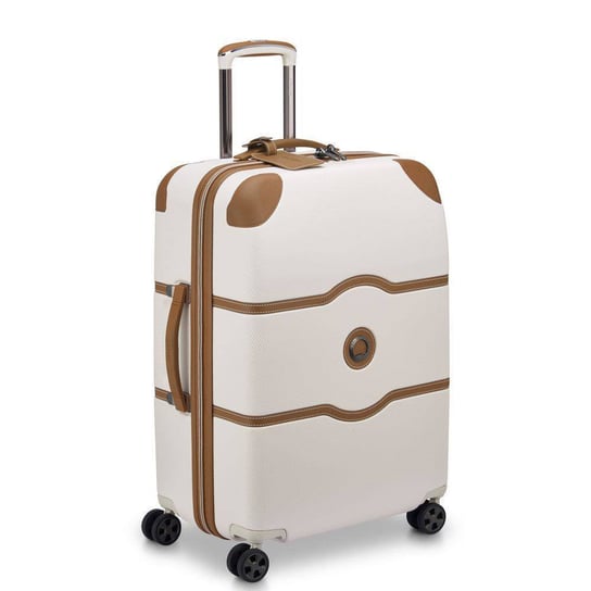 Delsey Chatelet Air 2.0 Średnia twarda biała walizka na kółkach 66 cm DELSEY