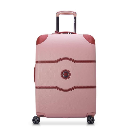 Delsey Chatelet Air 2.0 Średnia twarda różowa walizka na kółkach 66 cm DELSEY