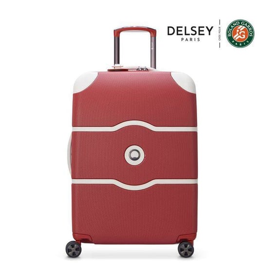 Delsey Chatelet Air 2.0 Średnia twarda walizka na kółkach 66 cm Roland-Garros ceglana DELSEY