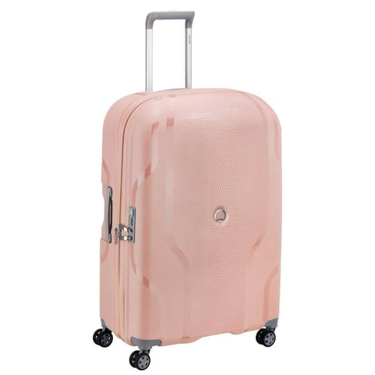 Delsey Clavel duża różowa walizka na kółkach 76 cm DELSEY