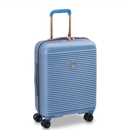 Delsey Freestyle SLIM Mała twarda walizka kabinowa 55cm niebieska DELSEY