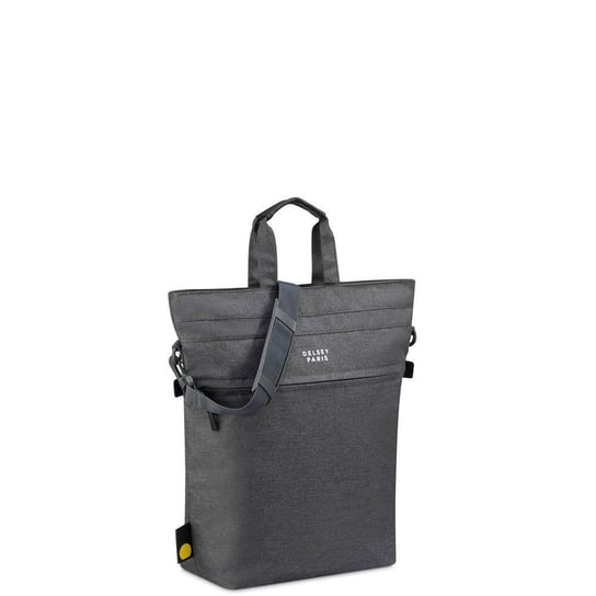 Delsey Maubert 2.0 Damska antracytowa torba na laptopa 13" typu TOTE BAG DELSEY