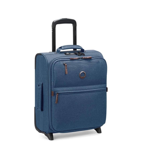Delsey Maubert 2.0 Mała miękka walizka kabinowa 45 cm niebieska DELSEY