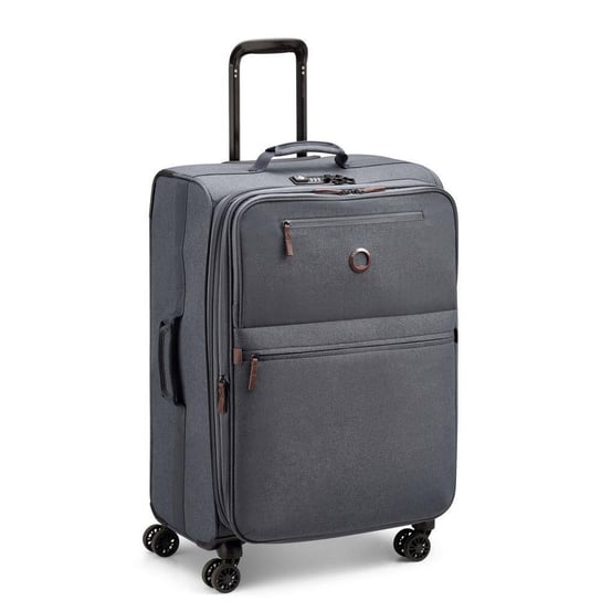 Delsey Maubert 2.0 średnia antracytowa miękka walizka na kółkach 69 cm DELSEY