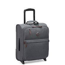 Delsey Maubert Mała miękka walizka kabinowa 45 cm antracyt DELSEY