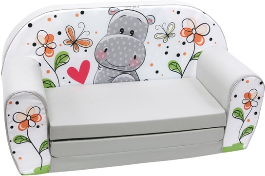 Delsit, Rozkładana sofa z pianki dla dziecka, Hipcio, DT2-1886G Delsit