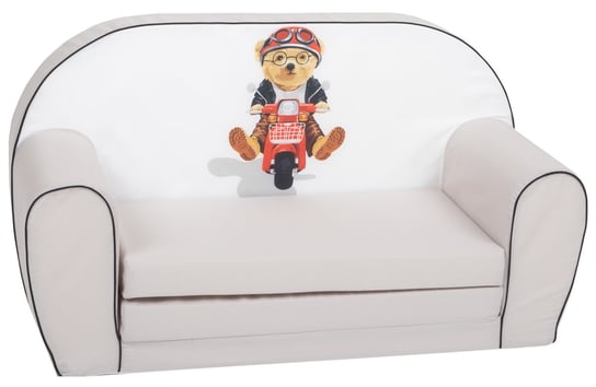 Delsit, Rozkładana sofa z pianki dla dziecka, Miś Teddy, DT2-22002 Delsit