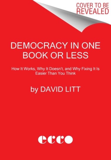 Democracy in One Book or Less: How It Works, Why It Doesnt, and Why Fixing It Is Easier Than You Thi David Litt
