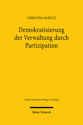 Demokratisierung der Verwaltung durch Partizipation Mohr Siebeck
