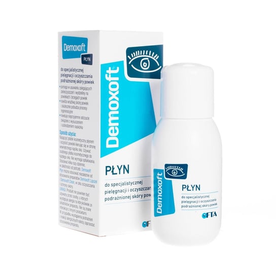 Demoxoft Płyn Do Podrażnionej Skóry Powiek 100 ml Verco