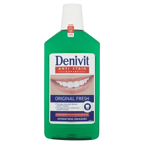 Denivit, Original Fresh, płyn do płukania jamy ustnej, 500 ml Denivit