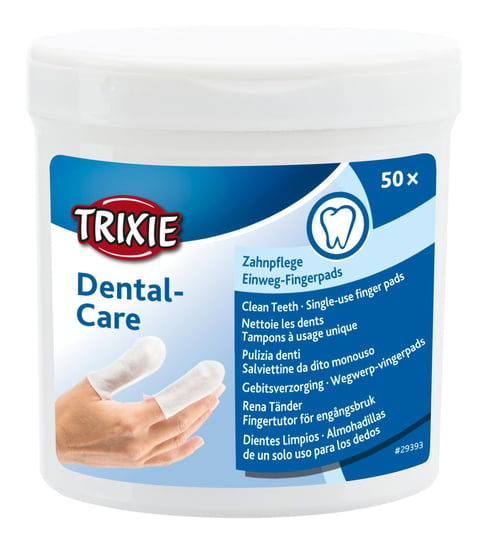 Dental Care czyste zęby - nakładki na palce, 50 szt Trixie