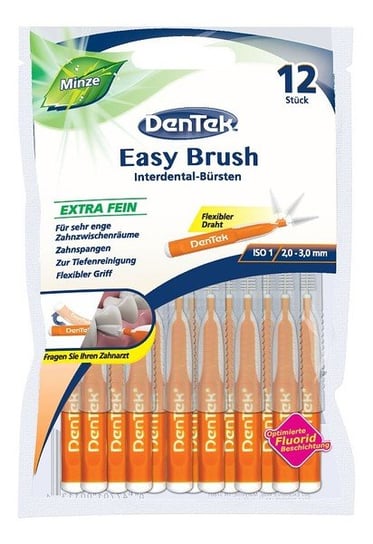 Dentek Easy Brush Szczoteczka do przestrzeni międzyzębowych rozmiar 1 12 szt. Dentek
