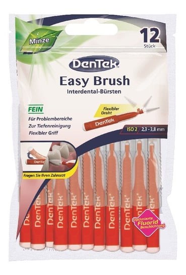 Dentek Easy Brush Szczoteczka do przestrzeni międzyzębowych rozmiar 2 12 szt. Dentek