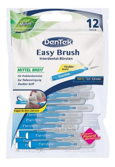 Dentek Easy Brush Szczoteczka do przestrzeni międzyzębowych rozmiar 3 12 szt. Dentek