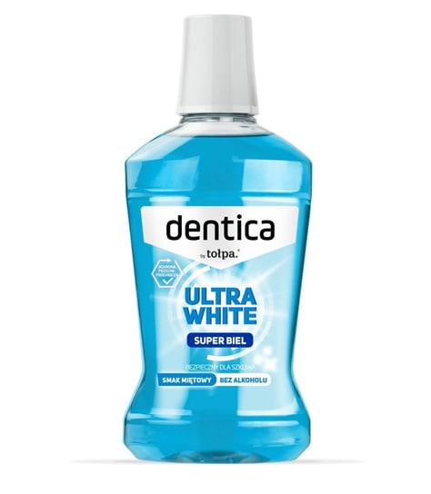 Dentica by tołpa, płukanka do higieny jamy ustnej Ultra White, 500 ml Dentica