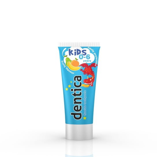 Dentica, Kids, pasta do zębów Tutti Frutti dla dzieci 0-6 lat, 50 ml Dentica