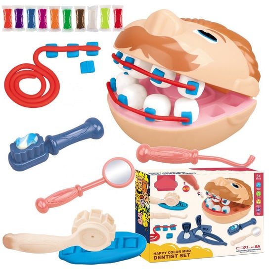 Dentysta kreatywna masa plastyczna zestaw Sferazabawek