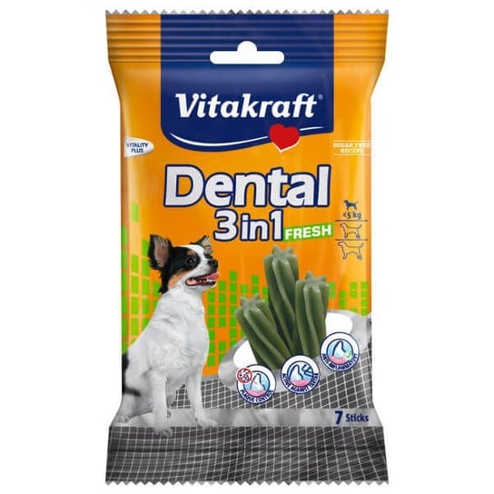 Dentystyczny przysmak VITAKRAFT Dental 3in1 Fresh, 70 g Vitakraft