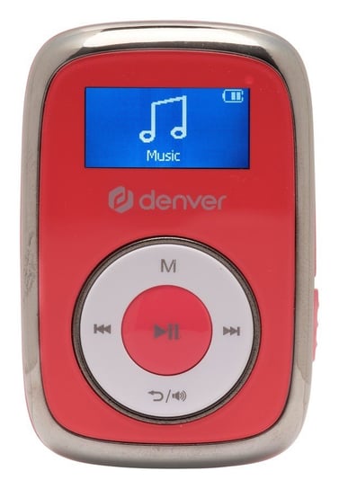 Denver MPS-316 - Odtwarzacz MP3, czerwony Denver