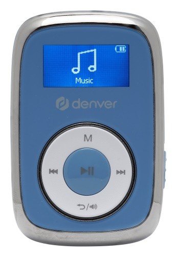 Denver MPS-316 - Odtwarzacz MP3, niebieski Denver