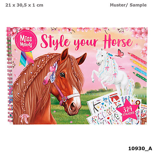 Depesche, kolorowanka Miss Melody Styleyour Horse, 10930a Depesche