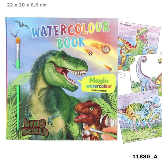 DEPESCHE, Kolorowanka wodna Dino World Watercolour, 11881A Depesche