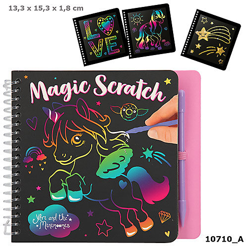 Depesche, zestaw kreatywny Kolorowanka zdrapywanka Magic Scratch Jednorożec 10710a Depesche