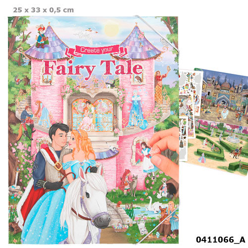 Depesche, zestaw z naklejkami Fairy Tale świat bajek 11066A Depesche