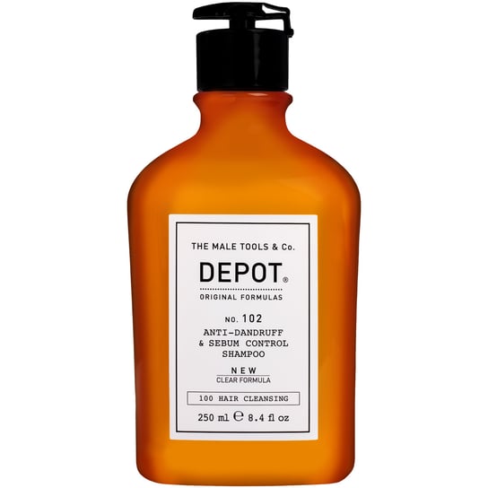 Depot, NO. 102 Anti-Dandruff, Przeciwłupieżowy szampon do włosów dla mężczyzn oczyszczający bez SLS, 250 ml Depot