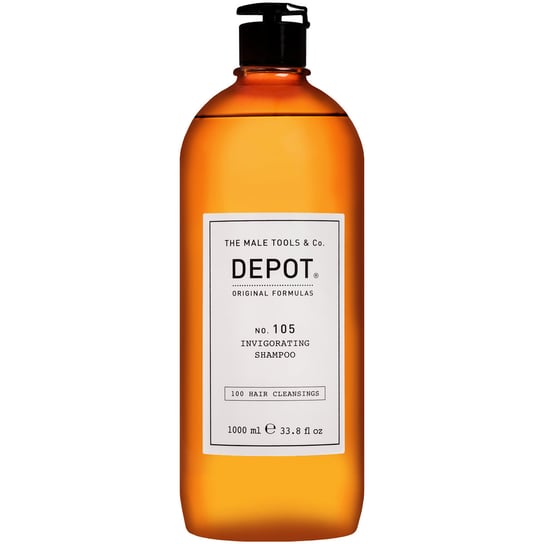Depot, NO. 105 Invigorating, Szampon przeciw wypadaniu włosów dla mężczyzn, stymuluje, wzmacnia, odżywia, 1000 ml Depot