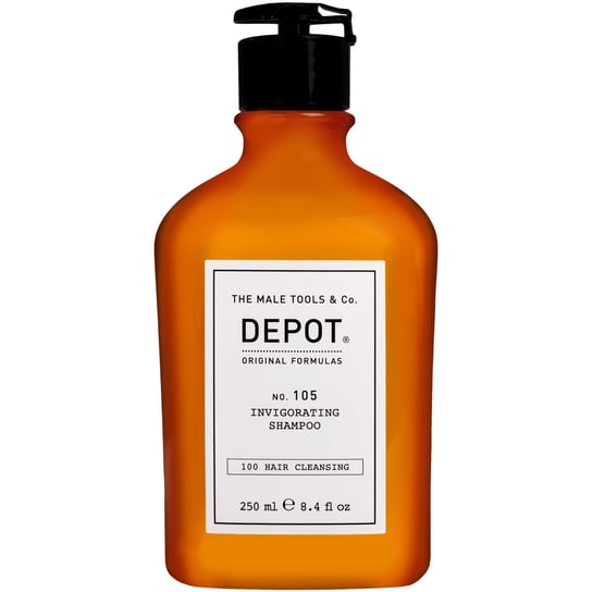 Depot, NO. 105 Invigorating, Szampon przeciw wypadaniu włosów dla mężczyzn, stymuluje, wzmacnia, odżywia, 250 ml Depot