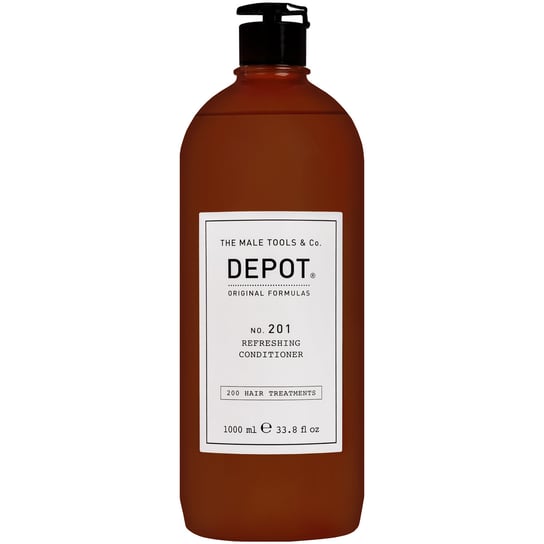 Depot NO. 201 Refreshing Conditioner, odświeżająca odżywka do codziennej pielęgnacji włosów dla mężczyzn, 1000ml Depot