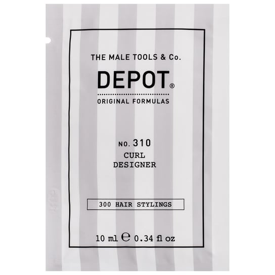 Depot, No. 310 Curl Designer, Profesjonalny krem do modelowania loków i fal z sokiem z aloesu oraz gliceryną, 10 ml Depot
